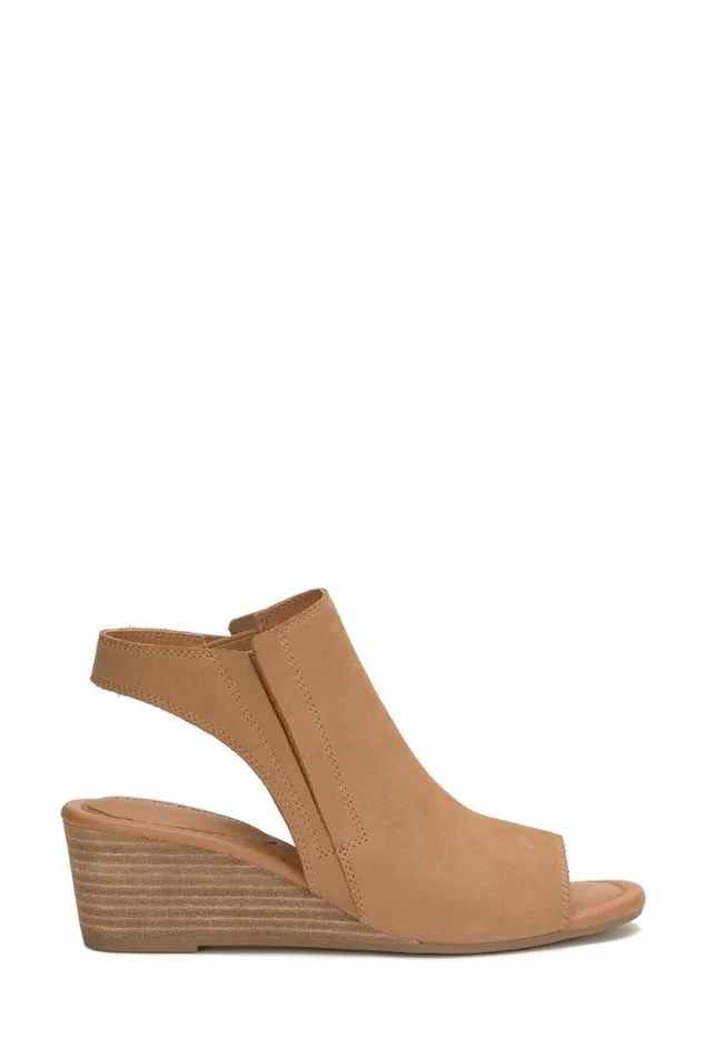 Lucky Brand Movisa Wedge Medium Dark Beige Women Shoes