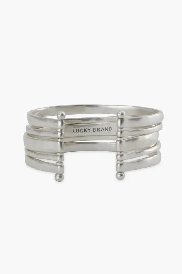 Lucky Brand Silver Cuff Bracelet Silver Women Jewelry