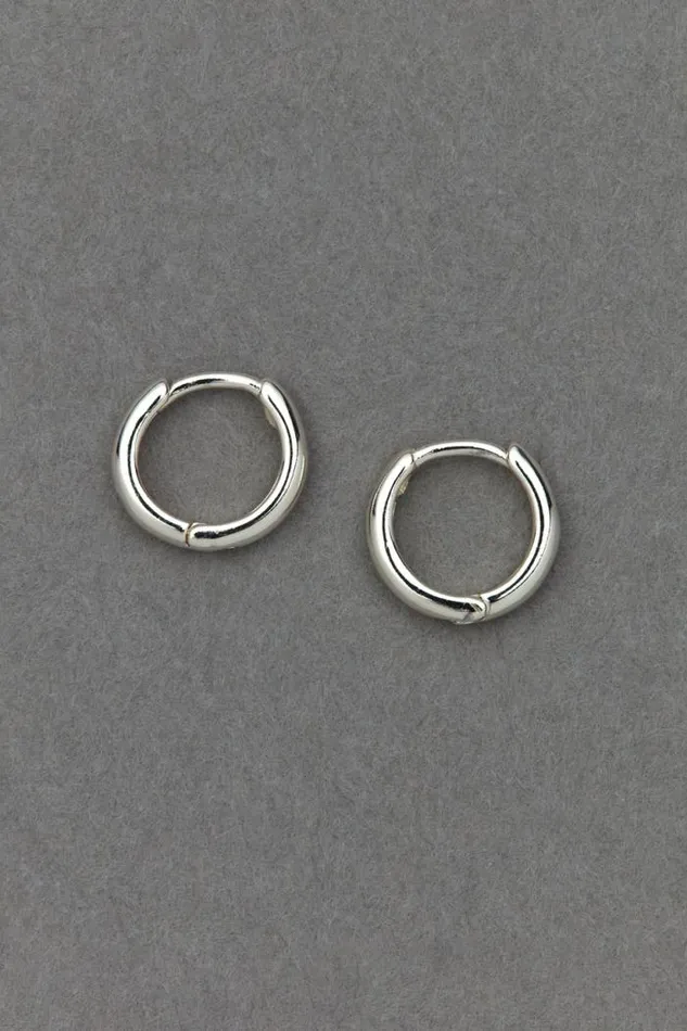 Lucky Brand Silver Hoop Earring Silver Women Jewelry