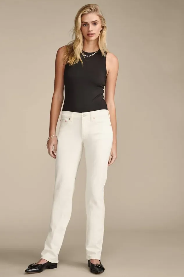 Lucky Brand Sweet Straight Sandy Beach Women Jeans