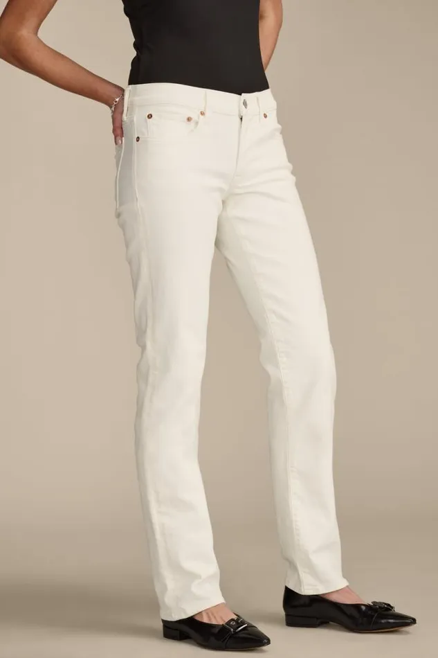 Lucky Brand Sweet Straight Sandy Beach Women Jeans