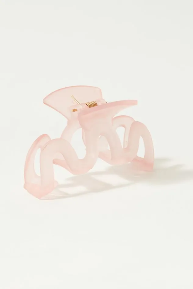 Lucky Brand Wavy Claw Light Pink Women Hair Accessories Lucky Brand Wavy Claw Light Pink Women Hair Accessories