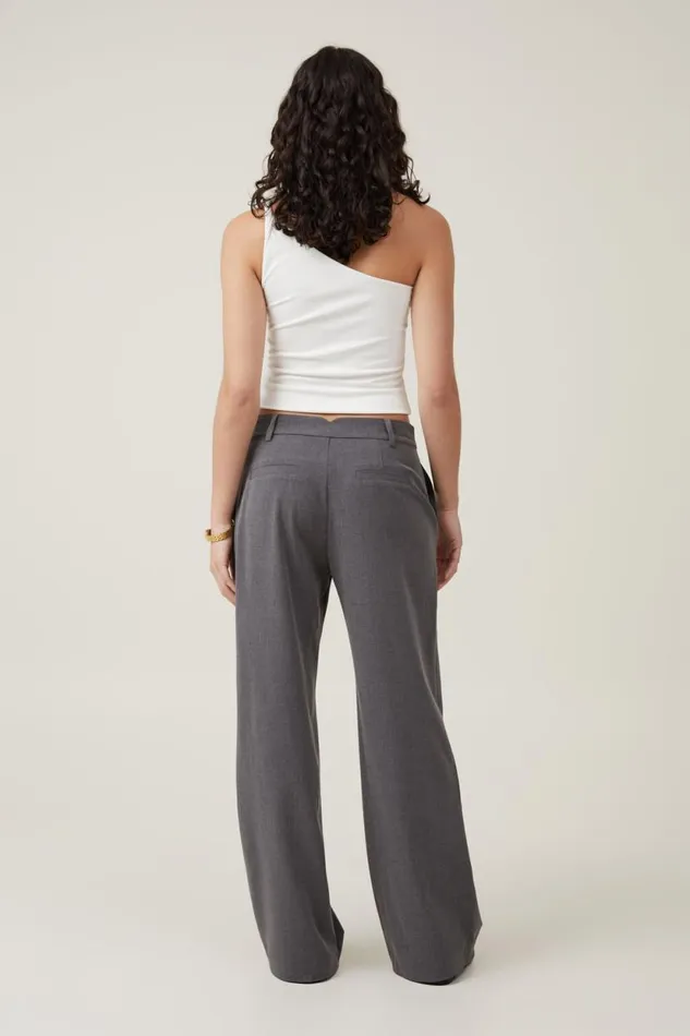 Luis Suiting Pant Charcoal Women Cotton On Pants