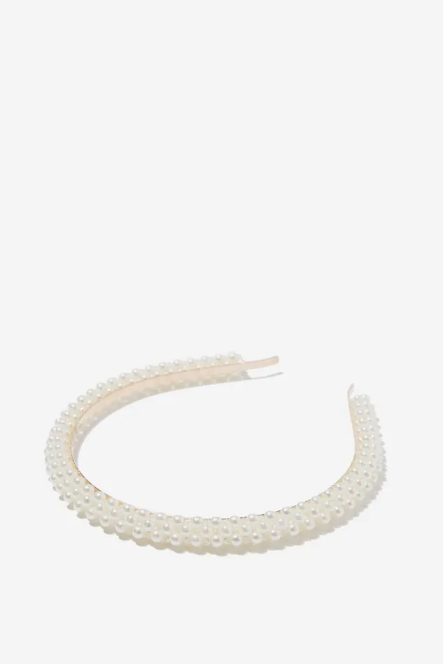 Luxe Headband Pearly Girls Cotton On Hair Accessories