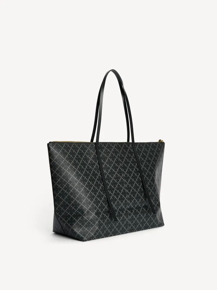 Luze Tote Bag Charcoal Women By Malene Birger Bags