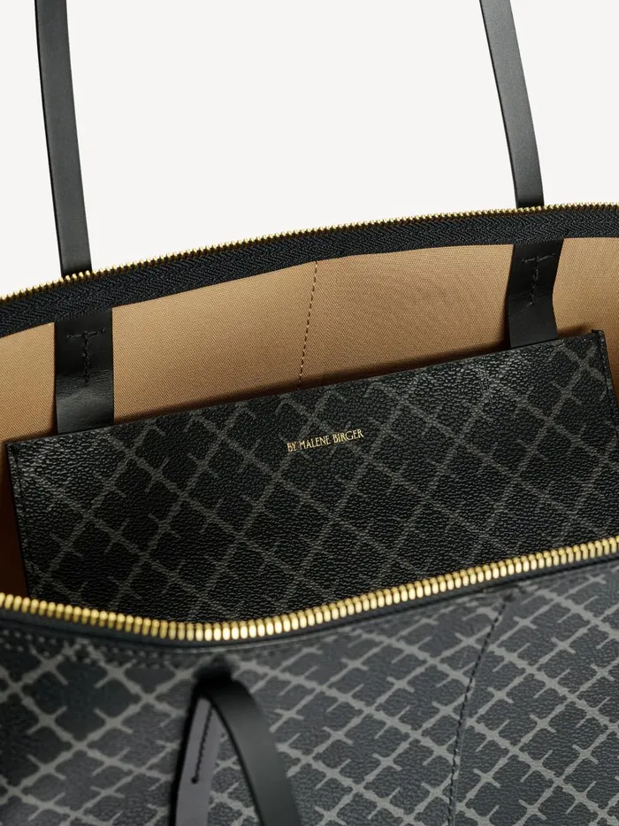 Luze Tote Bag Charcoal Women By Malene Birger Bags