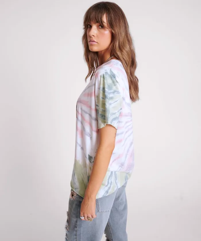 MADE IN HELL TIE DYE OVERSIZED TEE Women One Teaspoon Tees and Tanks