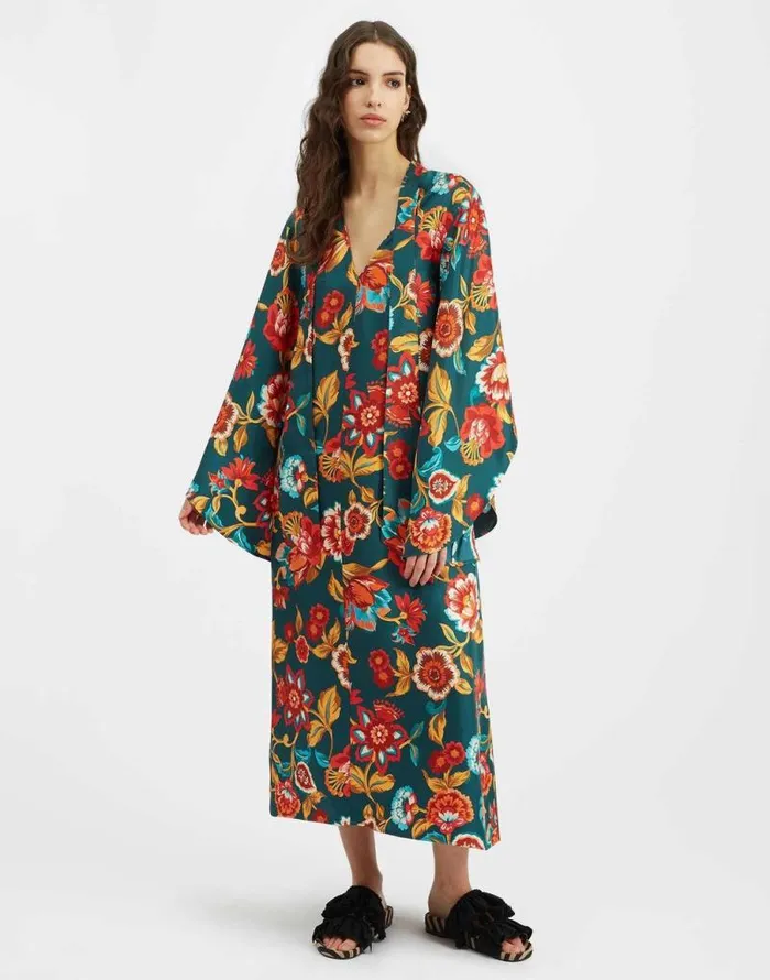 Magnifico Midi Dress Hottie Emerald Women La Double J Dresses Magnifico Midi Dress Hottie Emerald Women La Double J Dresses