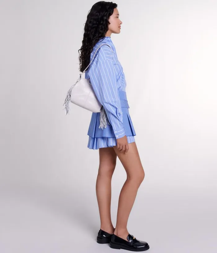 Maje 2in1 Striped Dress Women Dresses