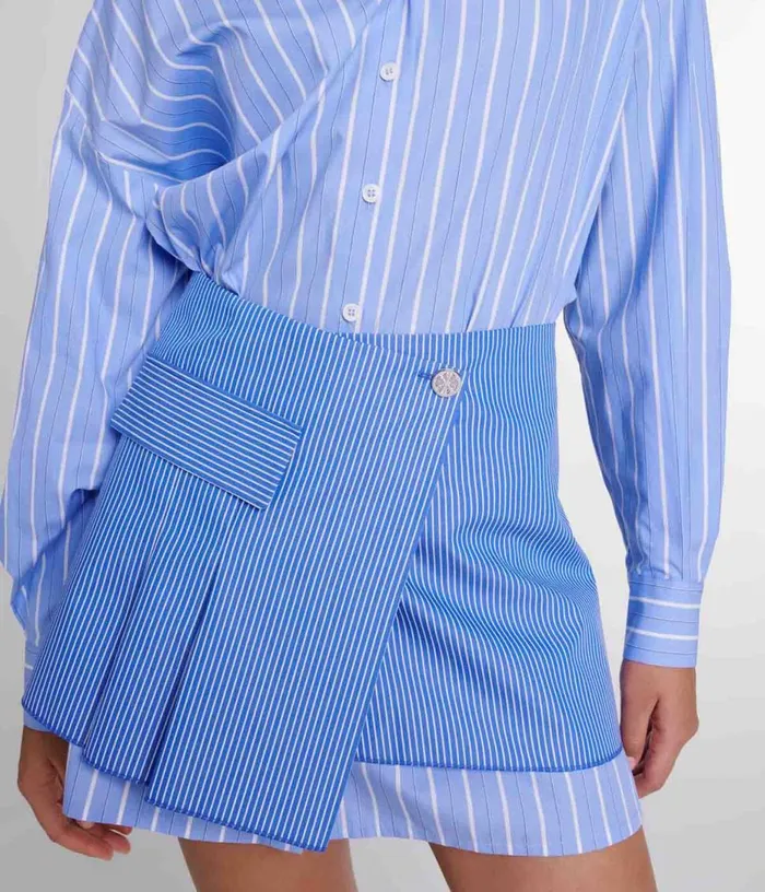 Maje 2in1 Striped Dress Women Dresses