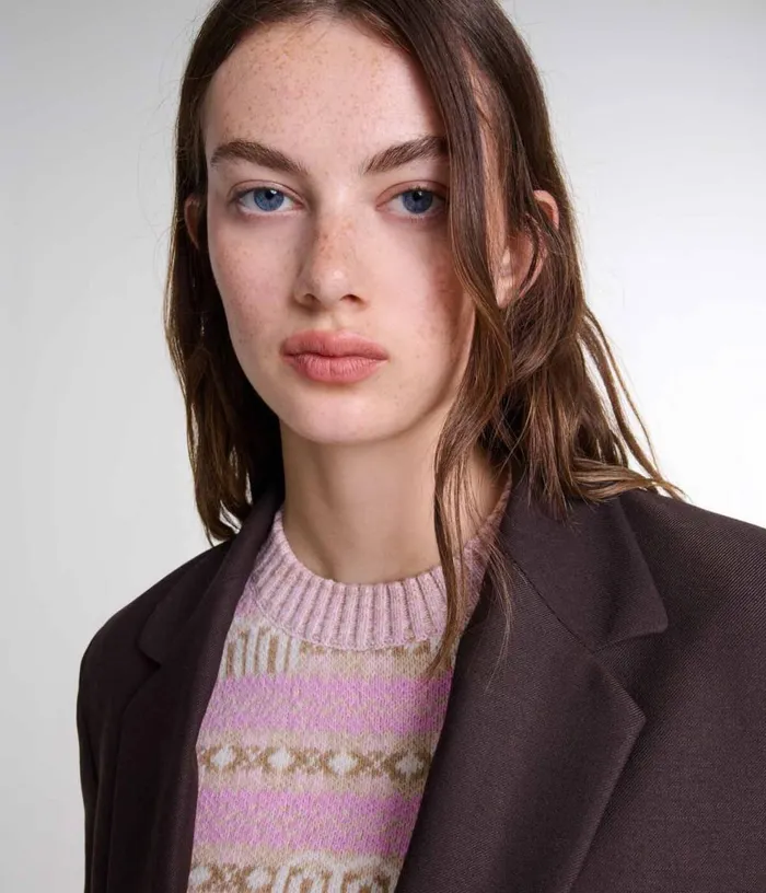 Maje Belted Suit Jacket Women Blazers and Jackets