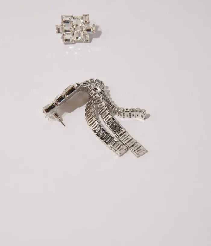 Maje Cascade Diamanteacute Earrings Women Jewelry