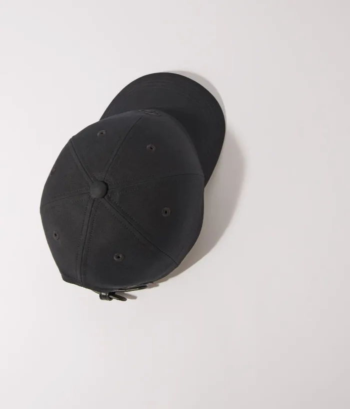 Maje Cotton Cap With Goldtone Buckle Women Hats