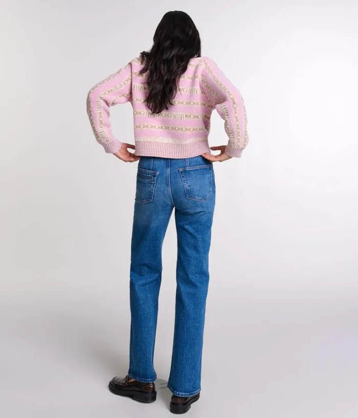 Maje Jacquard Jumper Women Sweaters and Cardigans