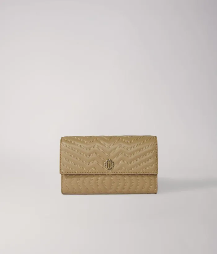 Maje Leather Wallet On Chain Women Small Leather Goods