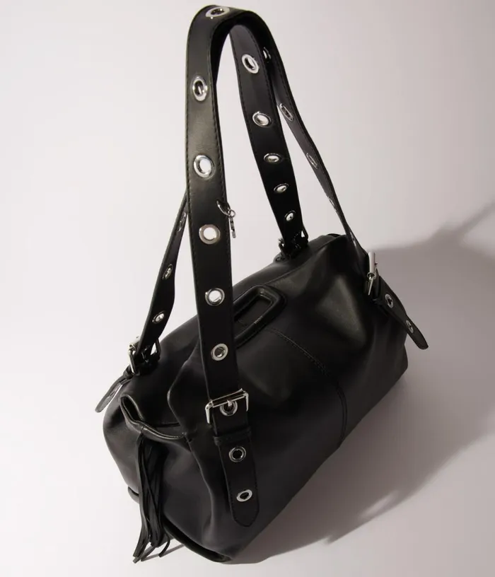 Maje Plain Leather Miss M XL Bag Women Shoulder Bags Maje Plain Leather Miss M XL Bag Women Shoulder Bags