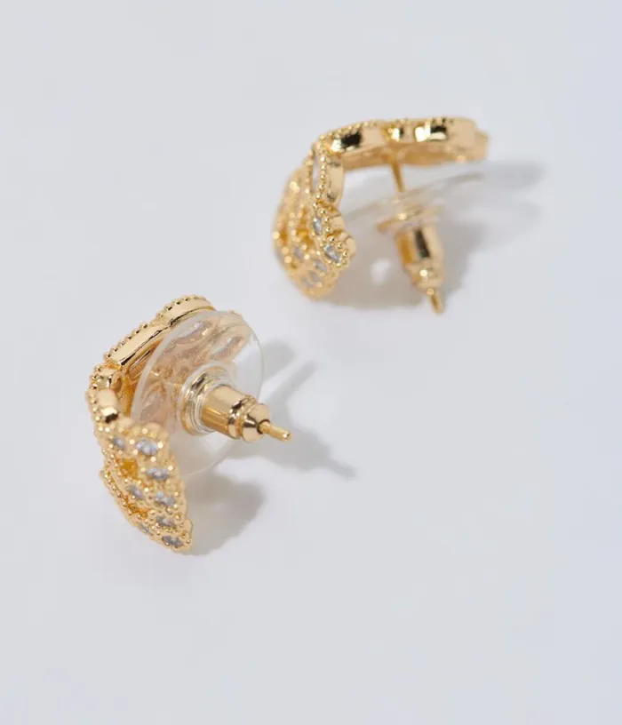 Maje Rhinestone Earrings Women Jewelry