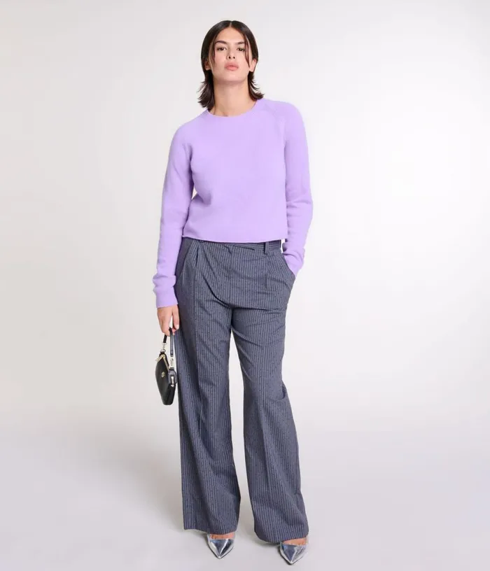 Maje Rhinestone Suit Trousers Women Pants and Jeans