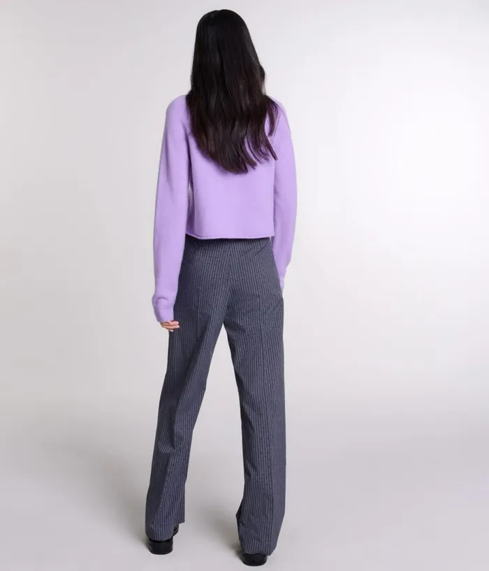 Maje Rhinestone Suit Trousers Women Pants and Jeans