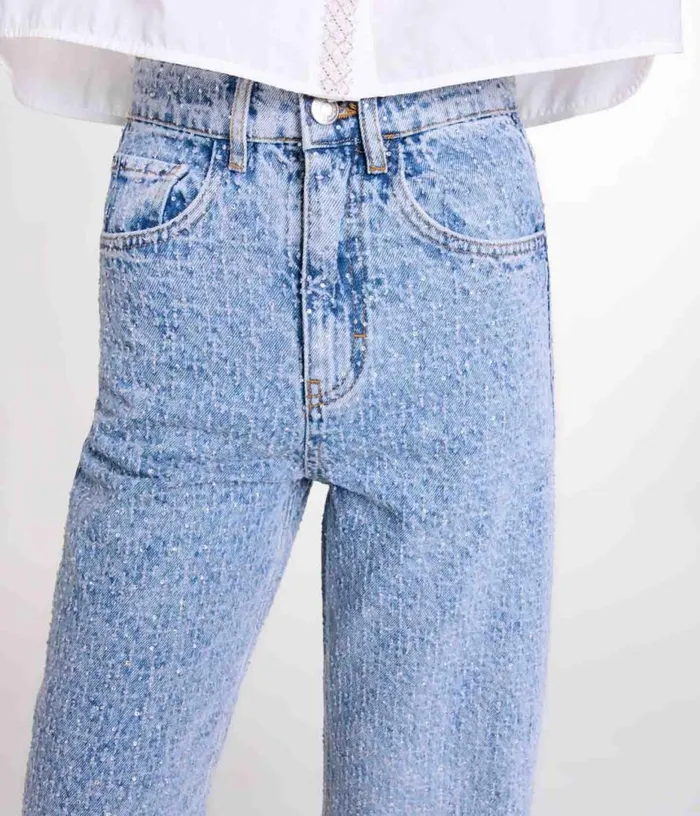 Maje Rhinestone XL Jeans Women Pants and Jeans