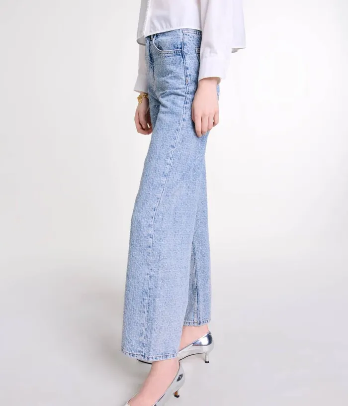 Maje Rhinestone XL Jeans Women Pants and Jeans