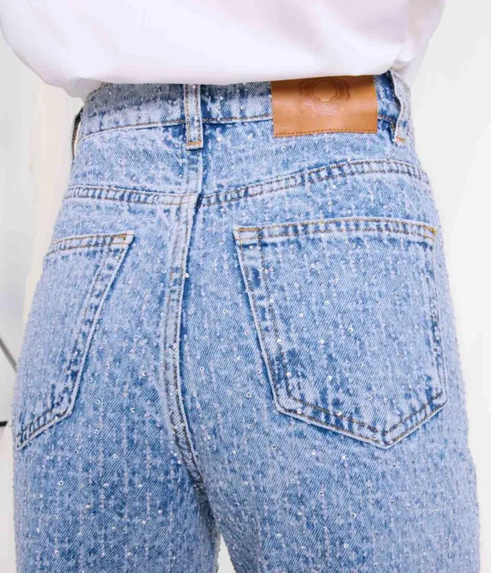 Maje Rhinestone XL Jeans Women Pants and Jeans