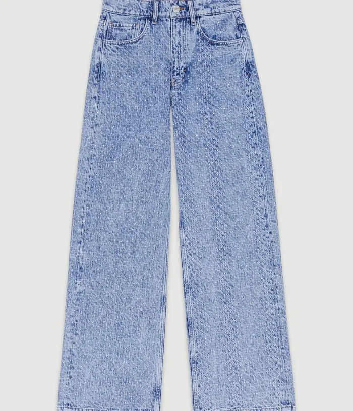 Maje Rhinestone XL Jeans Women Pants and Jeans