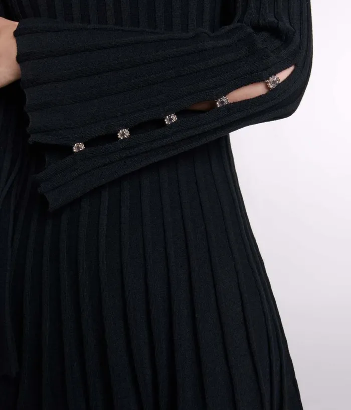 Maje Short Knit Dress Women Dresses