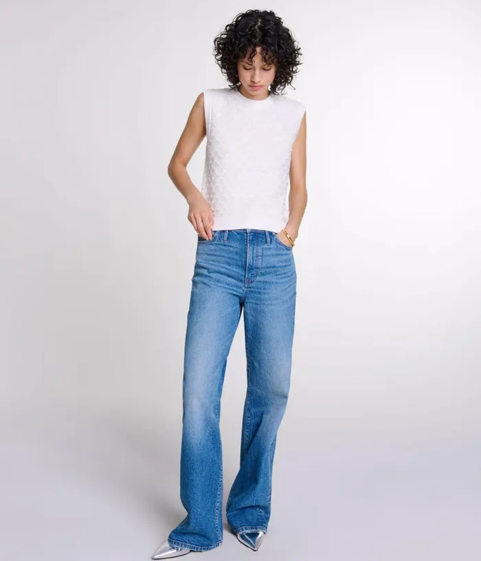 Maje Sleeveless Knit Jumper Women Sweaters and Cardigans