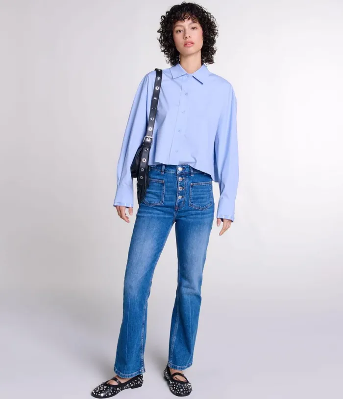 Maje Straightcut Jeans Women Pants and Jeans