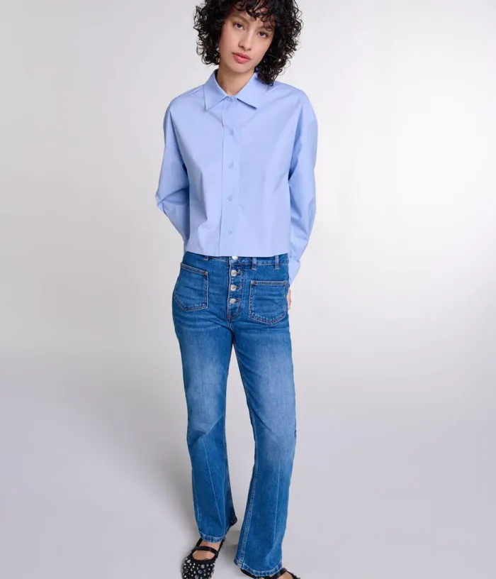 Maje Straightcut Jeans Women Pants and Jeans