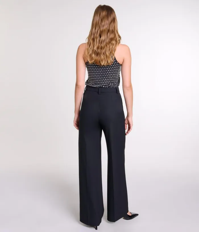 Maje Wideleg Suit Trousers Women Pants and Jeans