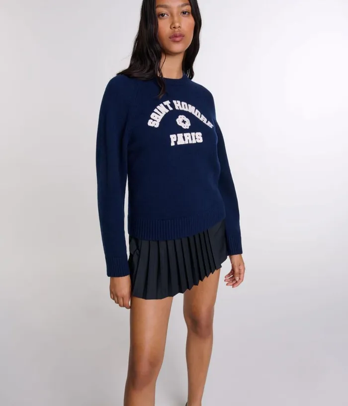 Maje Woolblend Jumper Women Sweaters and Cardigans