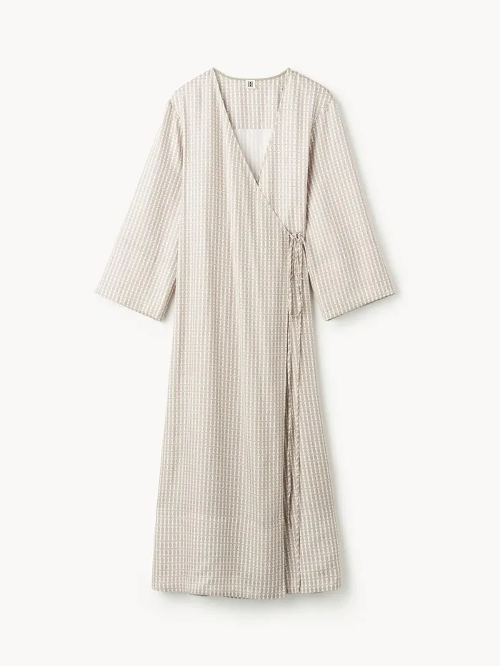 Manissa Maxi Dress Off White Monogram Women By Malene Birger Dresses