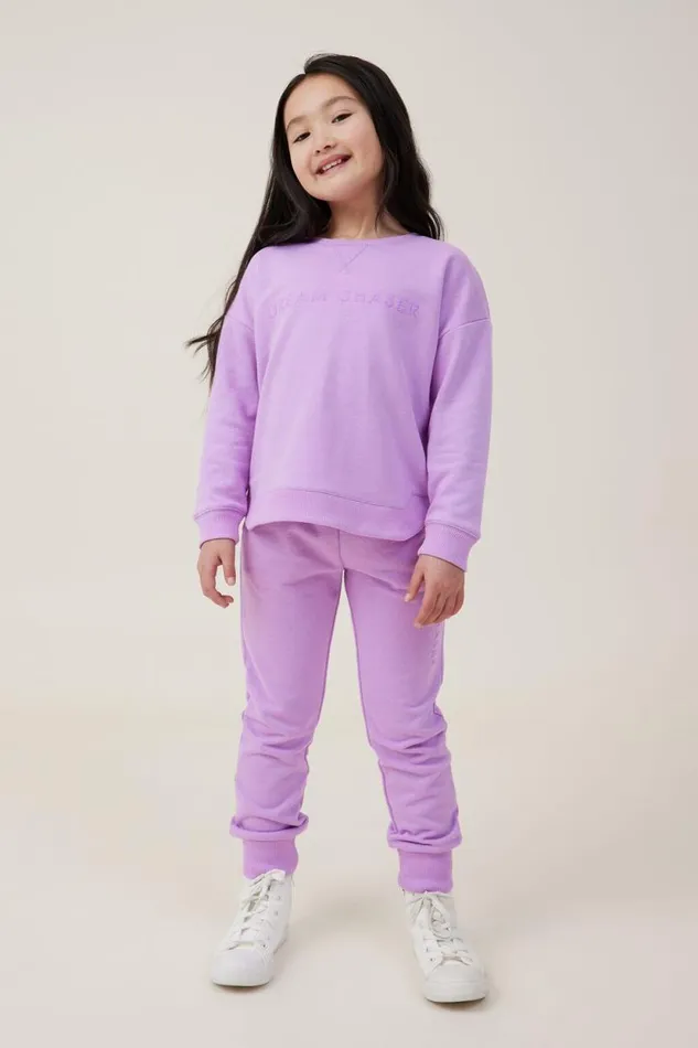 Marlo Trackpant Lavender Dreamsdream Chaser Girls Cotton On Sweatshirts and Sweatpants Marlo Trackpant Lavender Dreamsdream Chaser Girls Cotton On Sweatshirts and Sweatpants