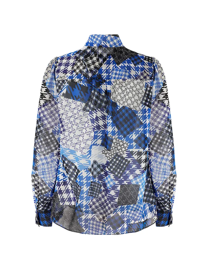 MARYLING Blouse PATCHWORK PRINTED TIENECK BLOUSE Mix 8211 Women
