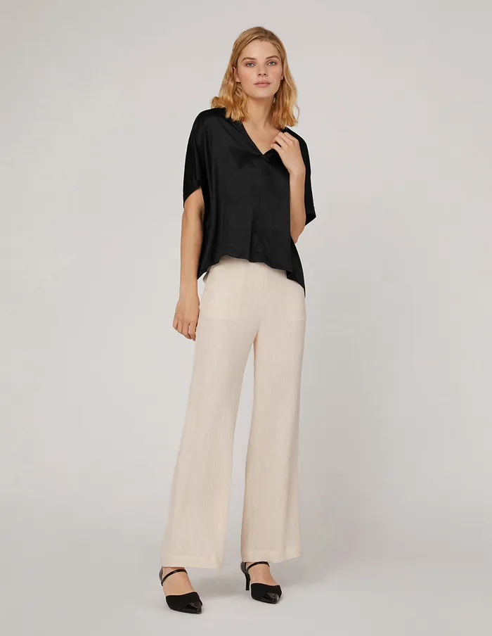 MARYLING Blouse Vneck Noble Black Top Black 8211 Women