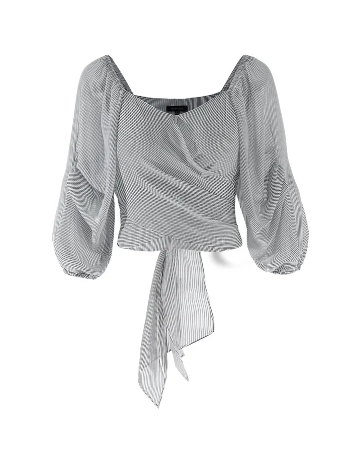MARYLING Blouse V Neck Ruffled Sleeves Blouse Mix 8211 Women MARYLING Blouse V Neck Ruffled Sleeves Blouse Mix 8211 Women