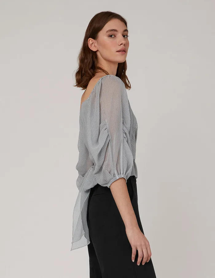 MARYLING Blouse V Neck Ruffled Sleeves Blouse Mix 8211 Women MARYLING Blouse V Neck Ruffled Sleeves Blouse Mix 8211 Women