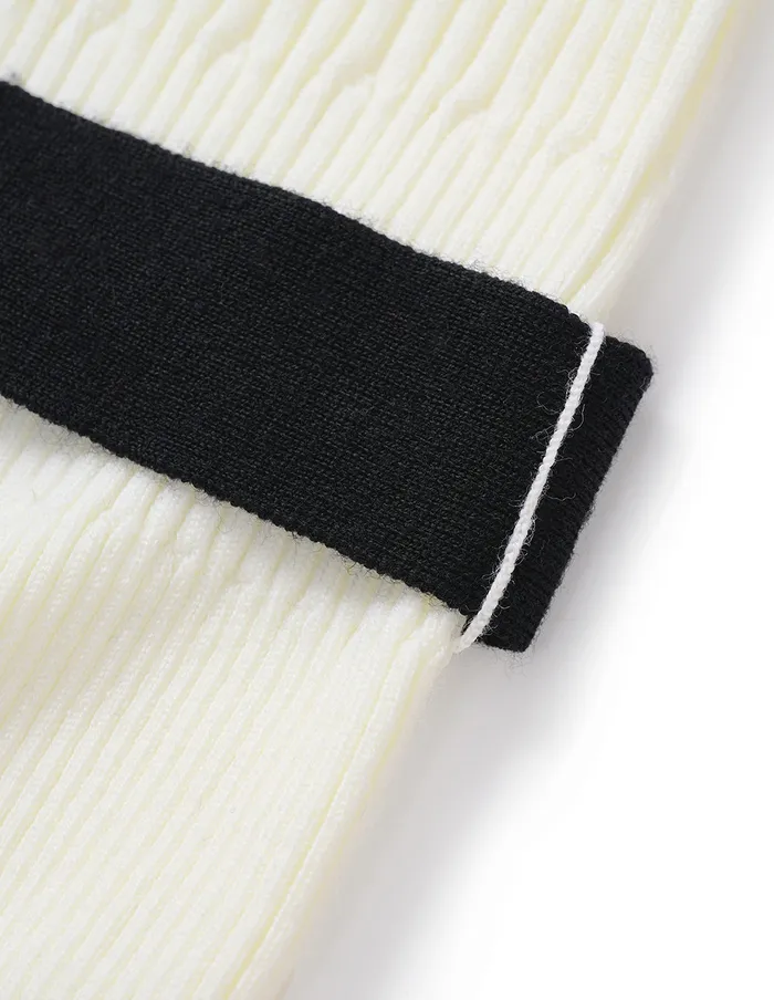 MARYLING Knit Dress Off Shoulder Black White Knit Dress Mix 8211 Women MARYLING Knit Dress Off Shoulder Black White Knit Dress Mix 8211 Women