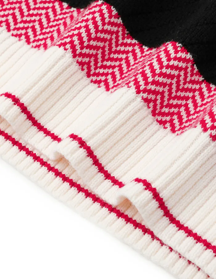 MARYLING Knitwear Patch Collar Knitted Jumper Black 8211 Women MARYLING Knitwear Patch Collar Knitted Jumper Black 8211 Women