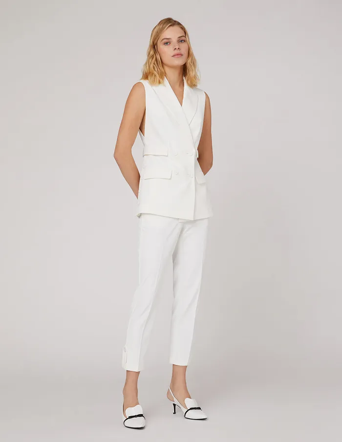 MARYLING Pants and Shorts Classic Suit Trousers White 8211 Women