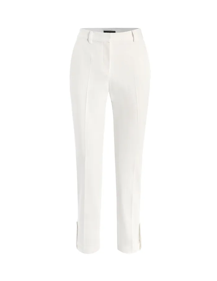 MARYLING Pants and Shorts Classic Suit Trousers White 8211 Women MARYLING Pants and Shorts Classic Suit Trousers White 8211 Women