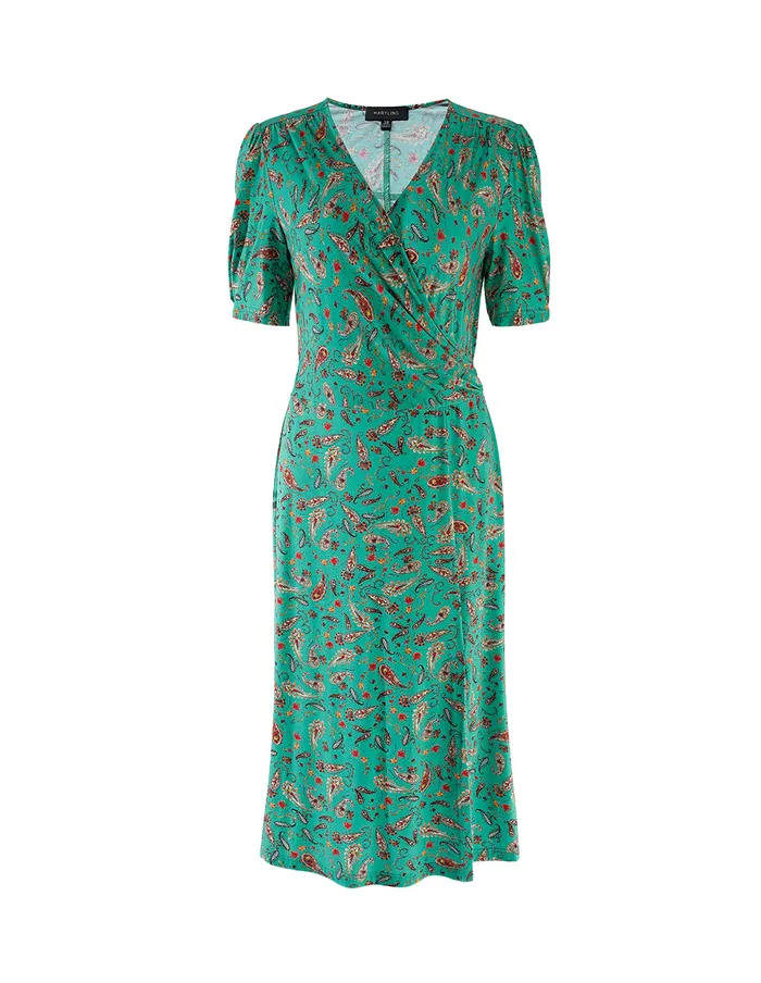 MARYLING Printed Dress Mint Green Peris Pattern Dress Mix 8211 Women MARYLING Printed Dress Mint Green Peris Pattern Dress Mix 8211 Women