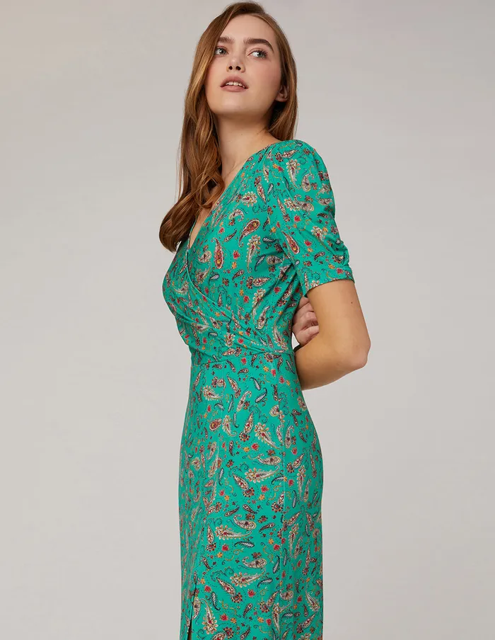 MARYLING Printed Dress Mint Green Peris Pattern Dress Mix 8211 Women MARYLING Printed Dress Mint Green Peris Pattern Dress Mix 8211 Women