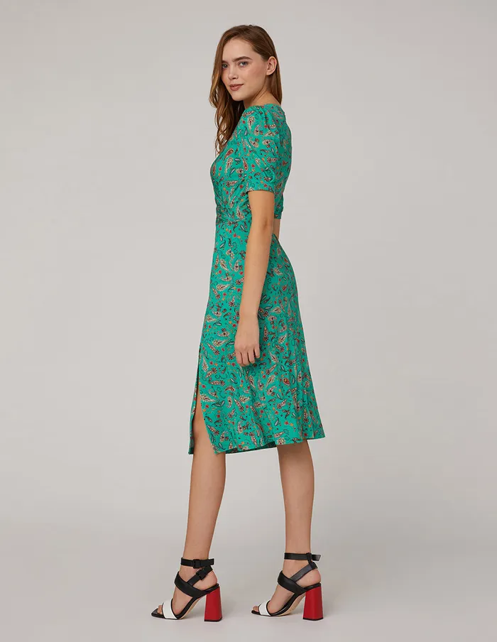 MARYLING Printed Dress Mint Green Peris Pattern Dress Mix 8211 Women MARYLING Printed Dress Mint Green Peris Pattern Dress Mix 8211 Women