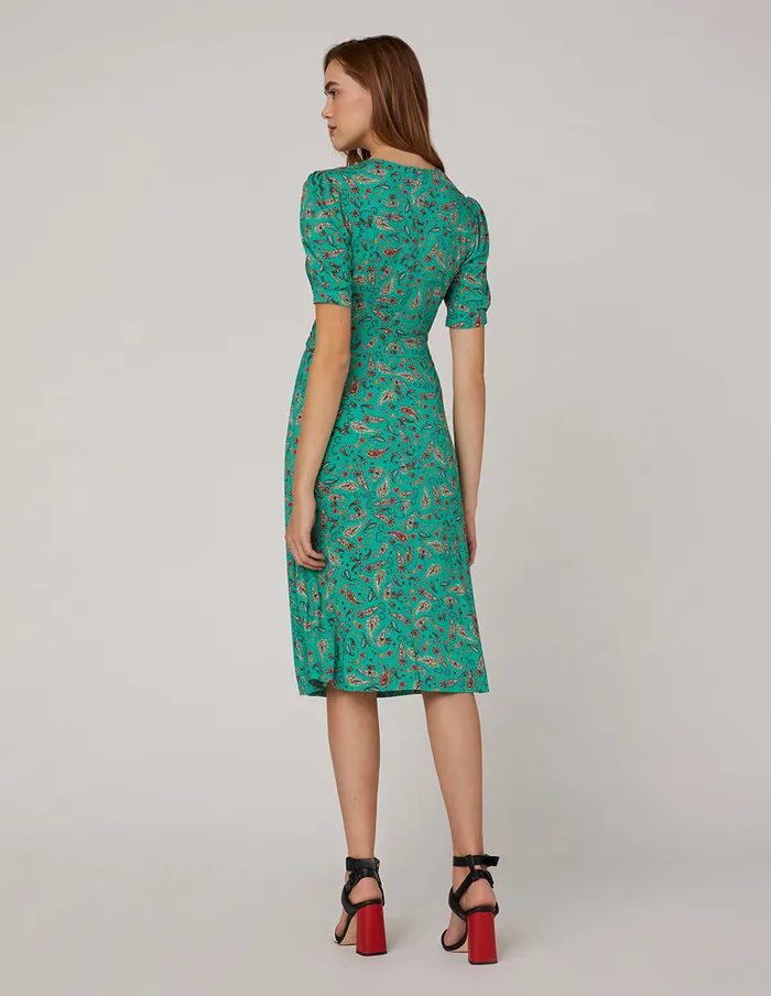 MARYLING Printed Dress Mint Green Peris Pattern Dress Mix 8211 Women MARYLING Printed Dress Mint Green Peris Pattern Dress Mix 8211 Women