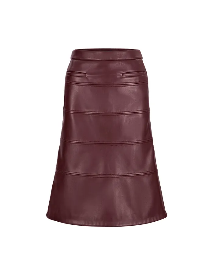 MARYLING Skirts Burgundy Fishtail Sheep Skirt Burgundy 8211 Women MARYLING Skirts Burgundy Fishtail Sheep Skirt Burgundy 8211 Women