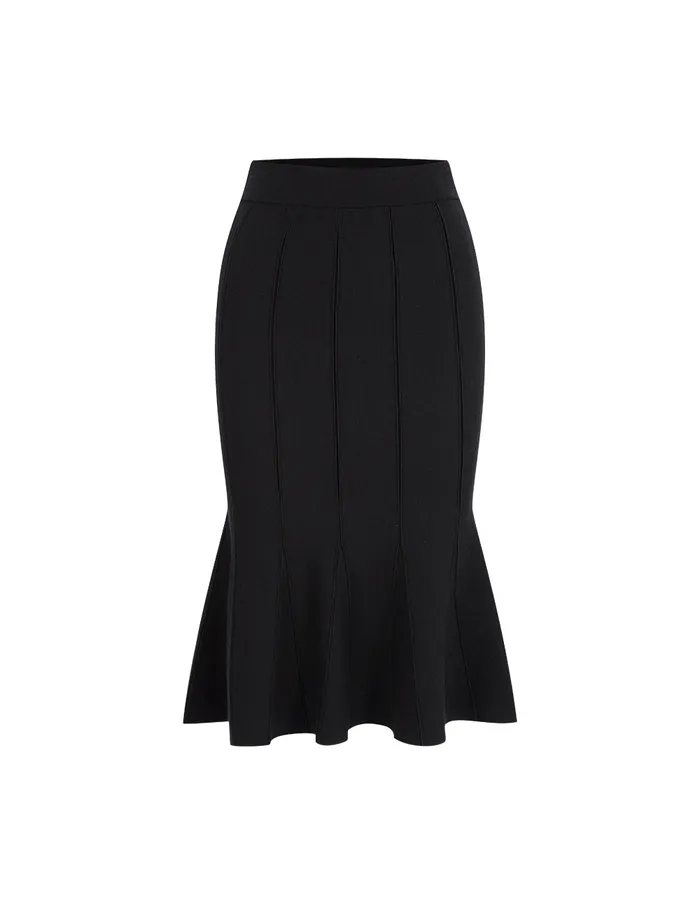 MARYLING Skirts Fishtail Knitted Skirt Black 8211 Women MARYLING Skirts Fishtail Knitted Skirt Black 8211 Women