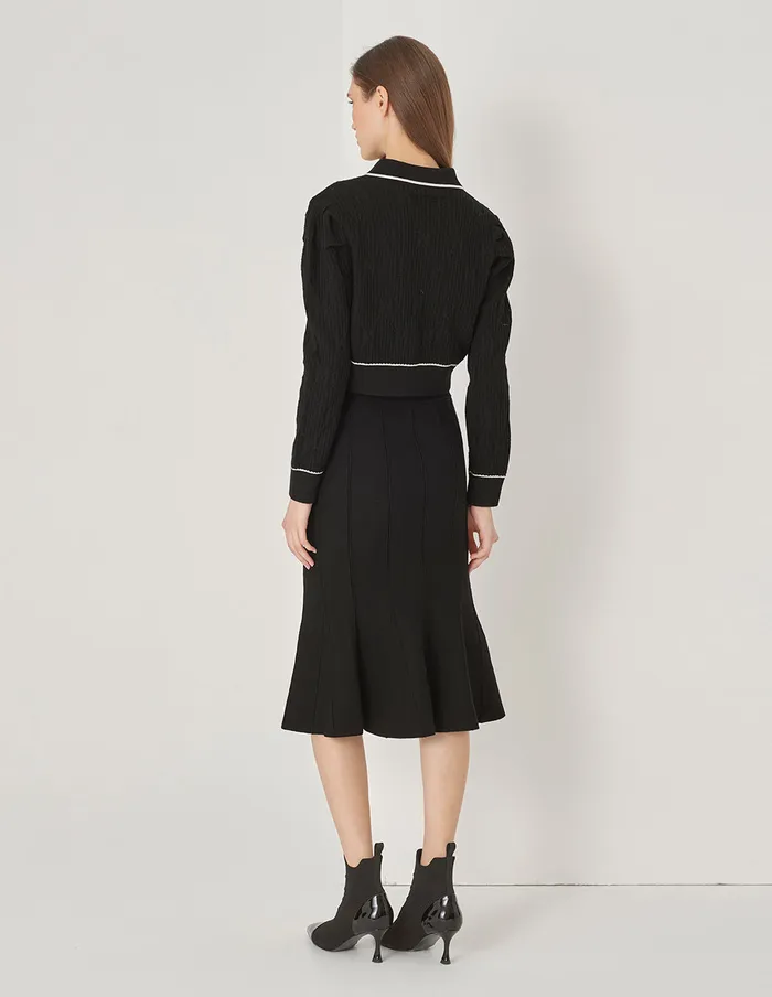 MARYLING Skirts Fishtail Knitted Skirt Black 8211 Women MARYLING Skirts Fishtail Knitted Skirt Black 8211 Women